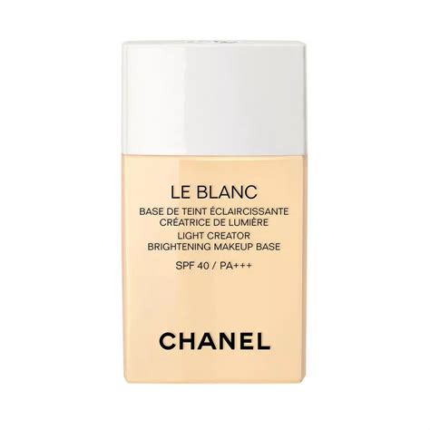 chanel le blanc base mimosa|Light Creator Brightening Makeup Base Broad .